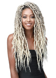 Bobbi Boss® Braids Hair-Messy Faux Locs Curly Tips 18