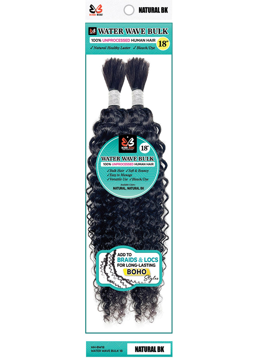 Bobbi Boss® Weaving Bulk Human Hair Deep Wave Bulk 18