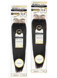 Boss Hair® Boss Bundle Human Hair-4×4 Closure – Straight 12