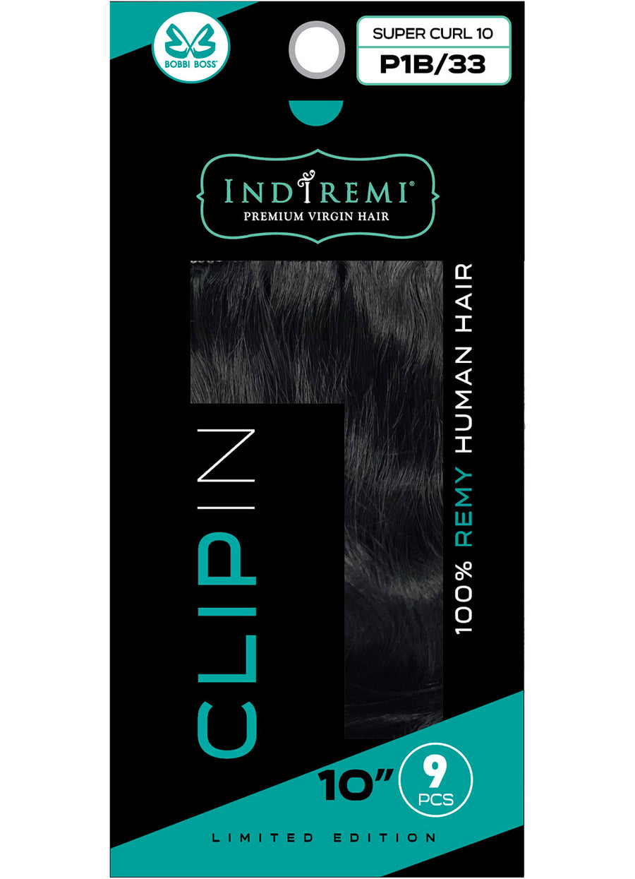 Boss Hair® Indiremi Clip-in 9pcs Super Curl