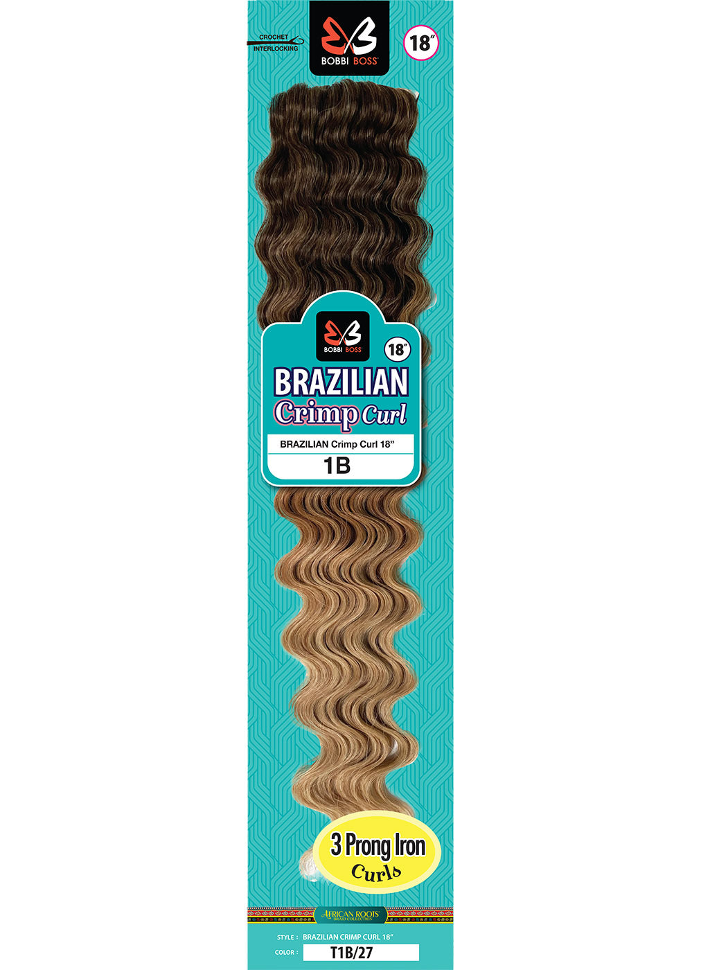 Bobbi Boss® Braids Hair-Brazilian Crimp Curl 18