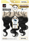 Boss Hair® Boss Bundle Human Hair-13×4 Closure Curly 12