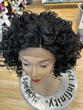 BEAUTIFUL MEDIUM CURLY LACE FRONT-WIG