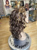 SYNTHETIC LONG CURLY LACE FRONT-WIG