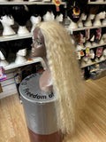 BLONDE CURLY LONG WIGS