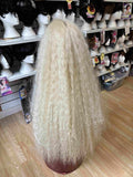 BLONDE CURLY LONG WIGS