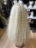 BLONDE CURLY LONG WIGS