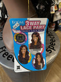 EQUAL 3 WAY LACE PART WIG CHANTAE