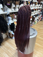 BURGUNDY COLORED LACE FRONT WIGS