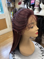 BURGUNDY COLORED LACE FRONT WIGS