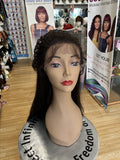 BEAUTIFUL LONG BLACK LACE FRONT WIG