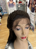 BEAUTIFUL LONG BLACK LACE FRONT WIG