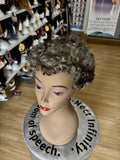 SHORT CURLY LACE FRONT-WIG