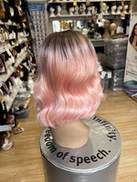 ROSE PINK LACE FRONT WIG