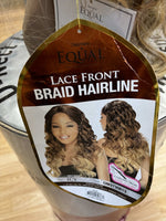 EQUAL LACE FRONT BRAID HAIRLINE WIGS ICY