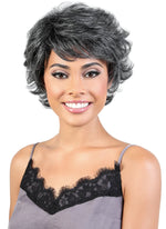 Touch Premium Silver Flip Out Short Wig